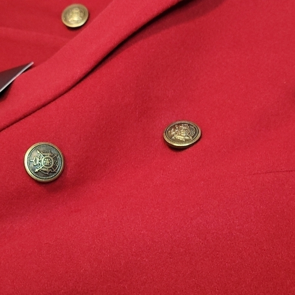 jules & Leopold Double Breasted Crimson Blazer - Picture 10 of 17